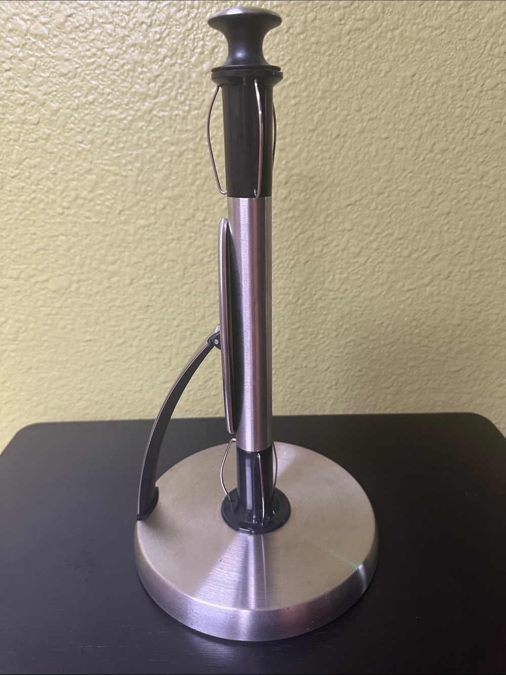 Oxo Stainless Steel Paper Towel Holder - Silver & Black